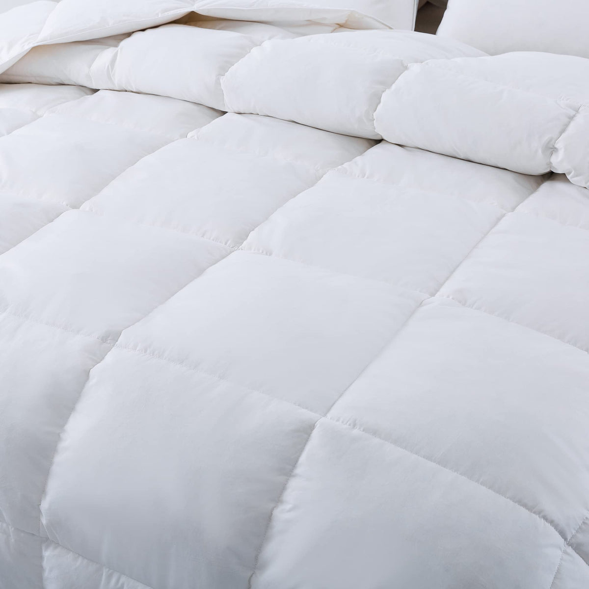 ANALIN King Size Duvet - 13.5 Tog Luxurious Goose Feather & Down Quilt, 50% Down King Size Bed Duvet, 100% Cotton Shell, Anti-dust mite &