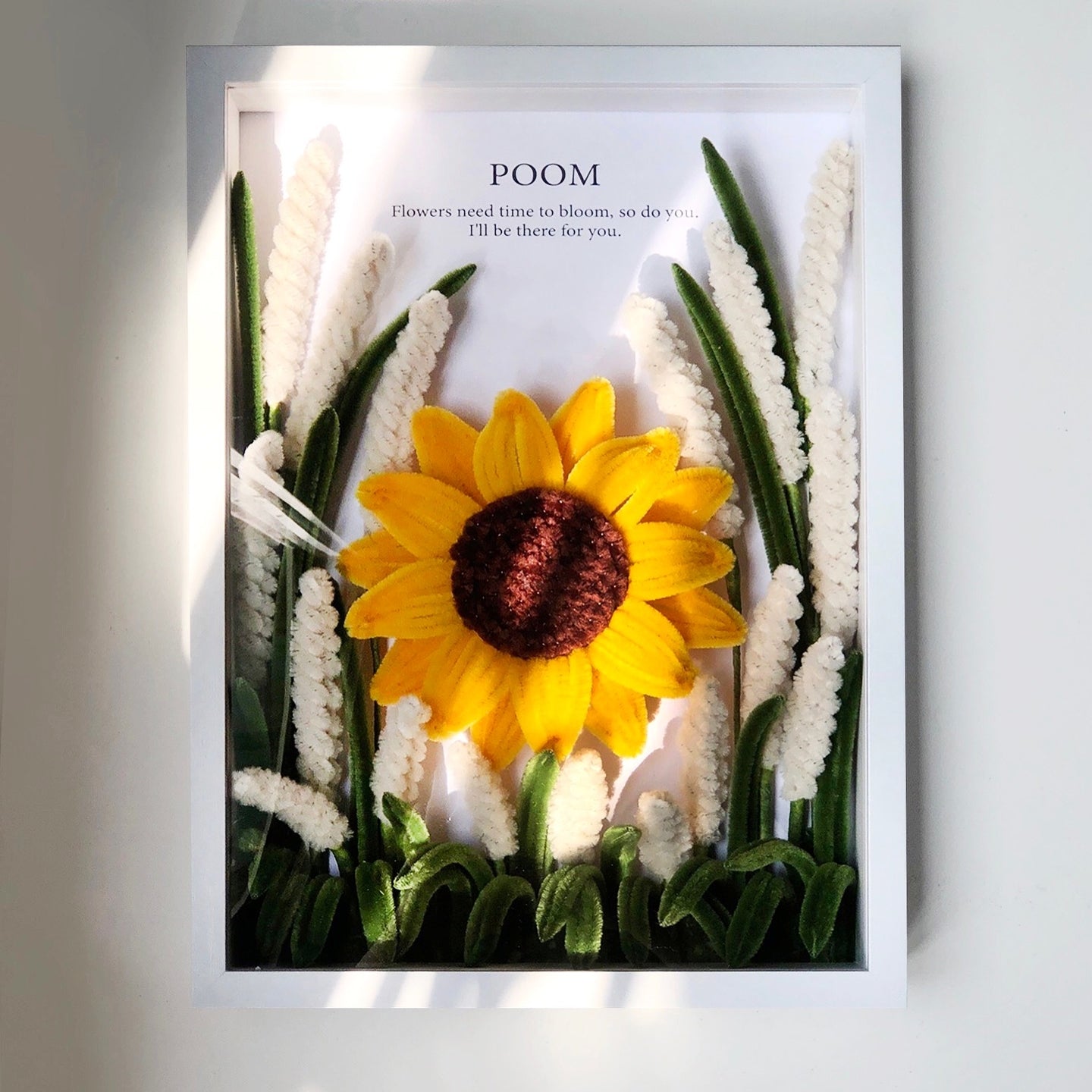 Mother's Day Teacher's Day Gift Sunflower Photo Frame Decoration Material Package