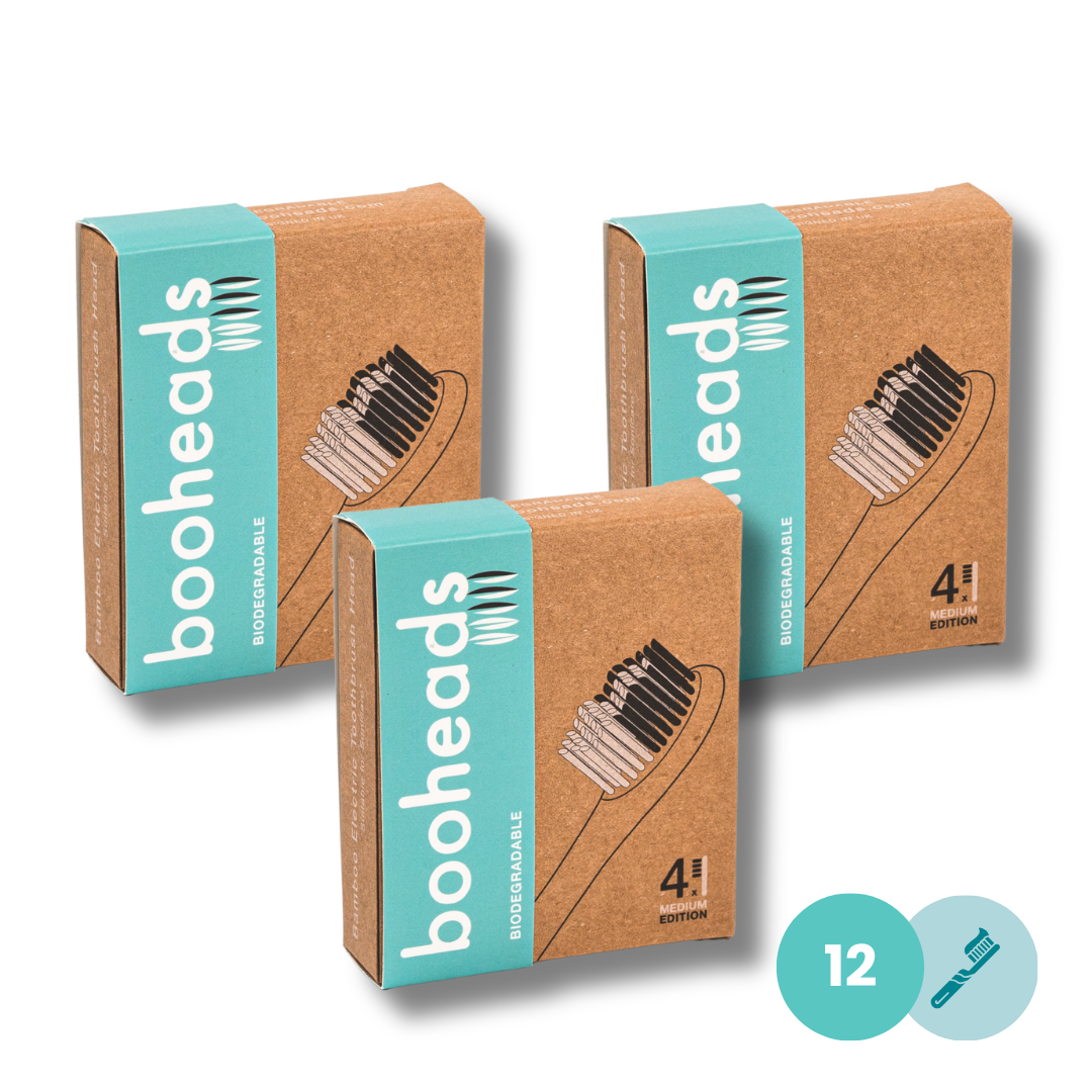 Soniboo - Bamboo Electric Toothbrush Heads Compatible with Sonicare* | Deep Clean 4PK Multi
