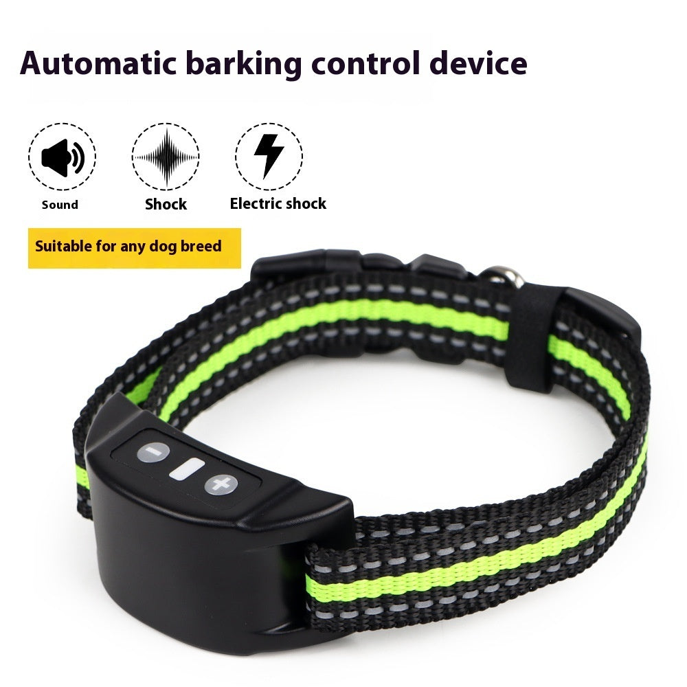 New Smart Bark Stopper Pet Dog Automatic Collar Waterproof Rainy Day Can Be Worn