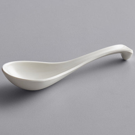 Melamine Ivory Soup Spoon 1oz - Dozen