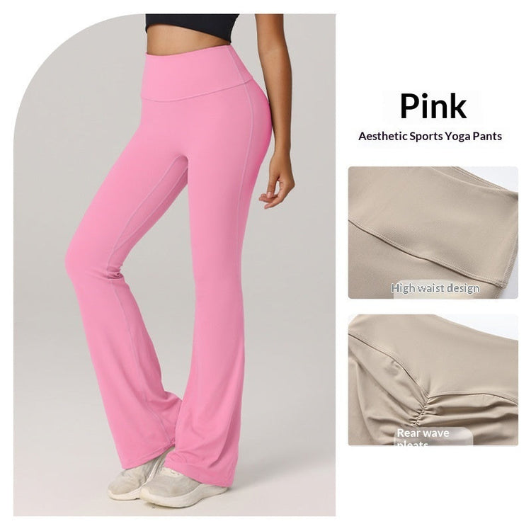 Butt-lifting Fitness Flared Yoga Running And Pilates Pants