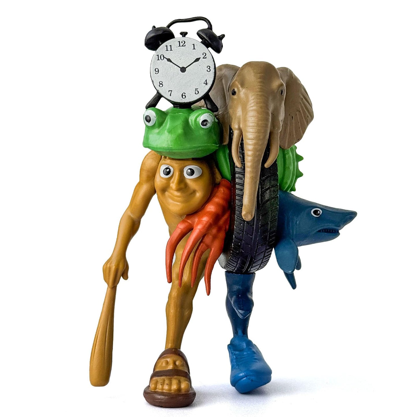 8 Pcs Italian Brainrot Action Figures, Tralalero Travala Toy Set Tralalero Travala, Tung Tung Tung Sahur, Brr Brr Patapim - Brainrot Fidget Toys, Decorations Gifts for Office Room Figurine Decoration