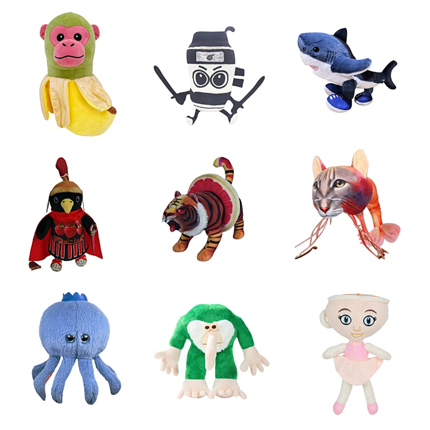 Steal a Brainrot 67 Plush Toy - Sixty Seven Expressive Doll Gift Six Seven