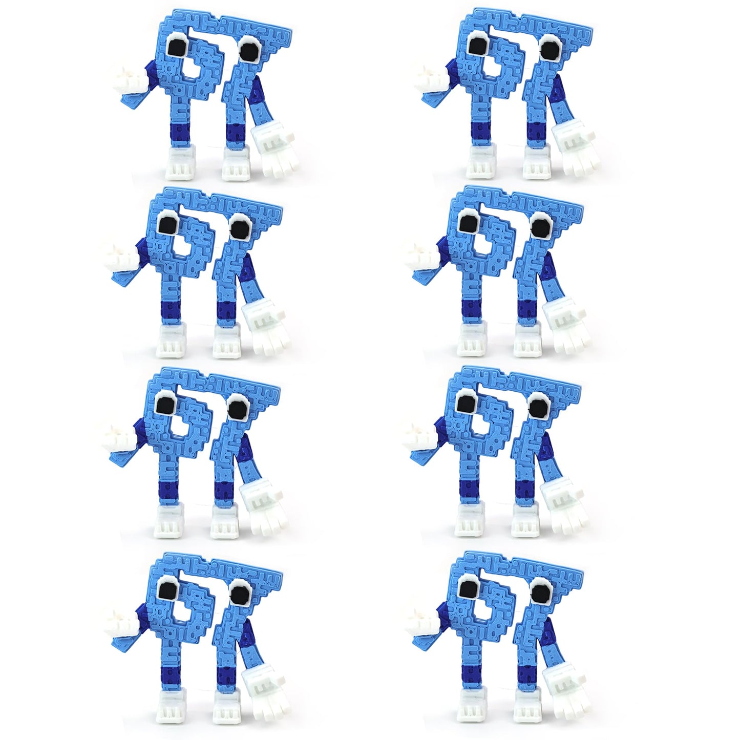 Steal a Brainrot 67 Meme Collectible Figure, Flexible Mini Character Statue (4 pieces)