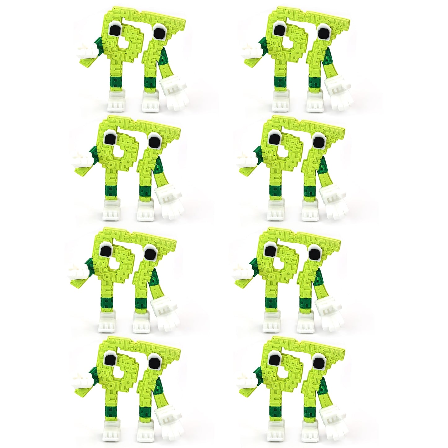 Steal a Brainrot 67 Meme Collectible Figure, Flexible Mini Character Statue (4 pieces)
