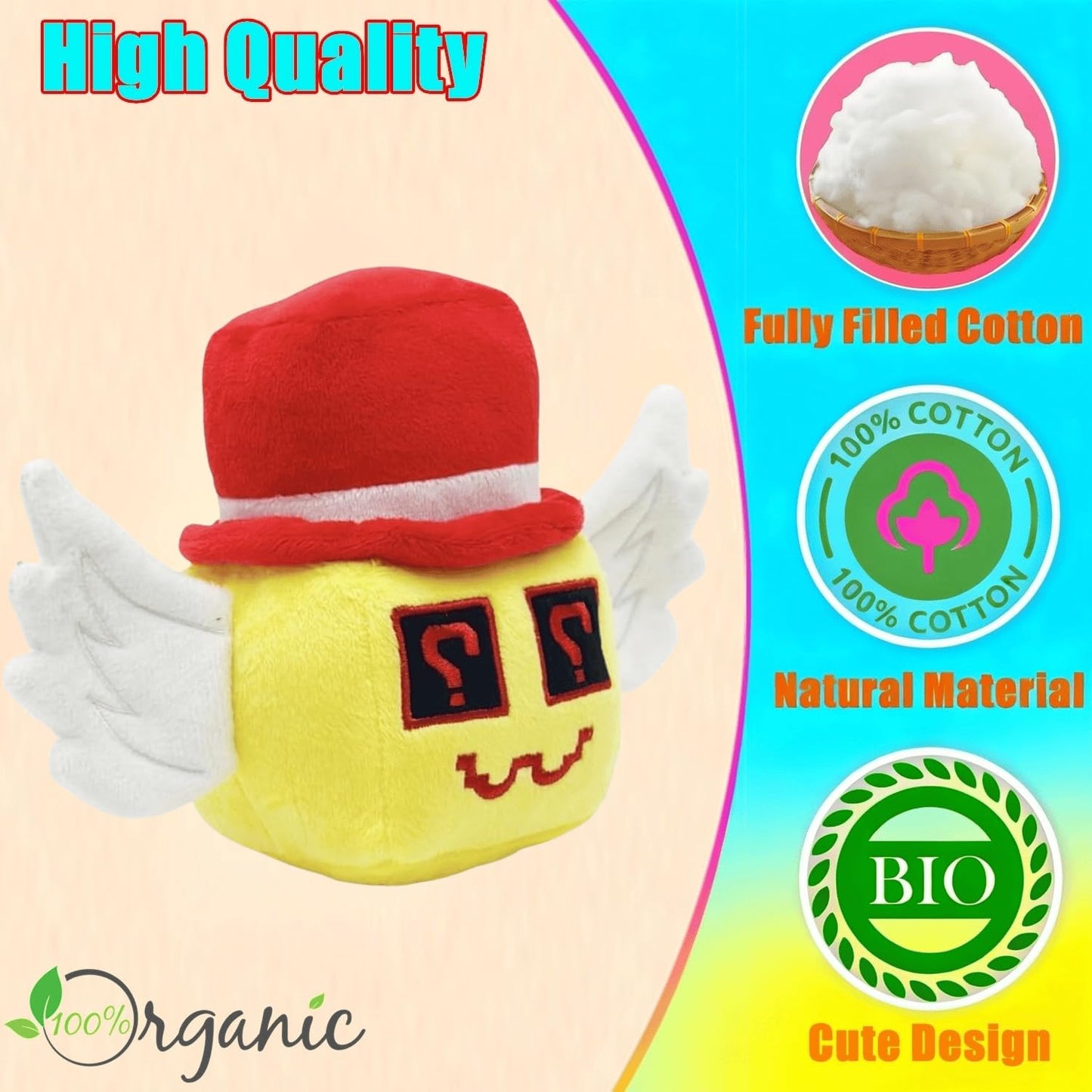 Steal a Brainrot Plush Toys, 9.8 inch Adorable Brainrot 67, Collectible Brain Rot Plush Gift for Fans