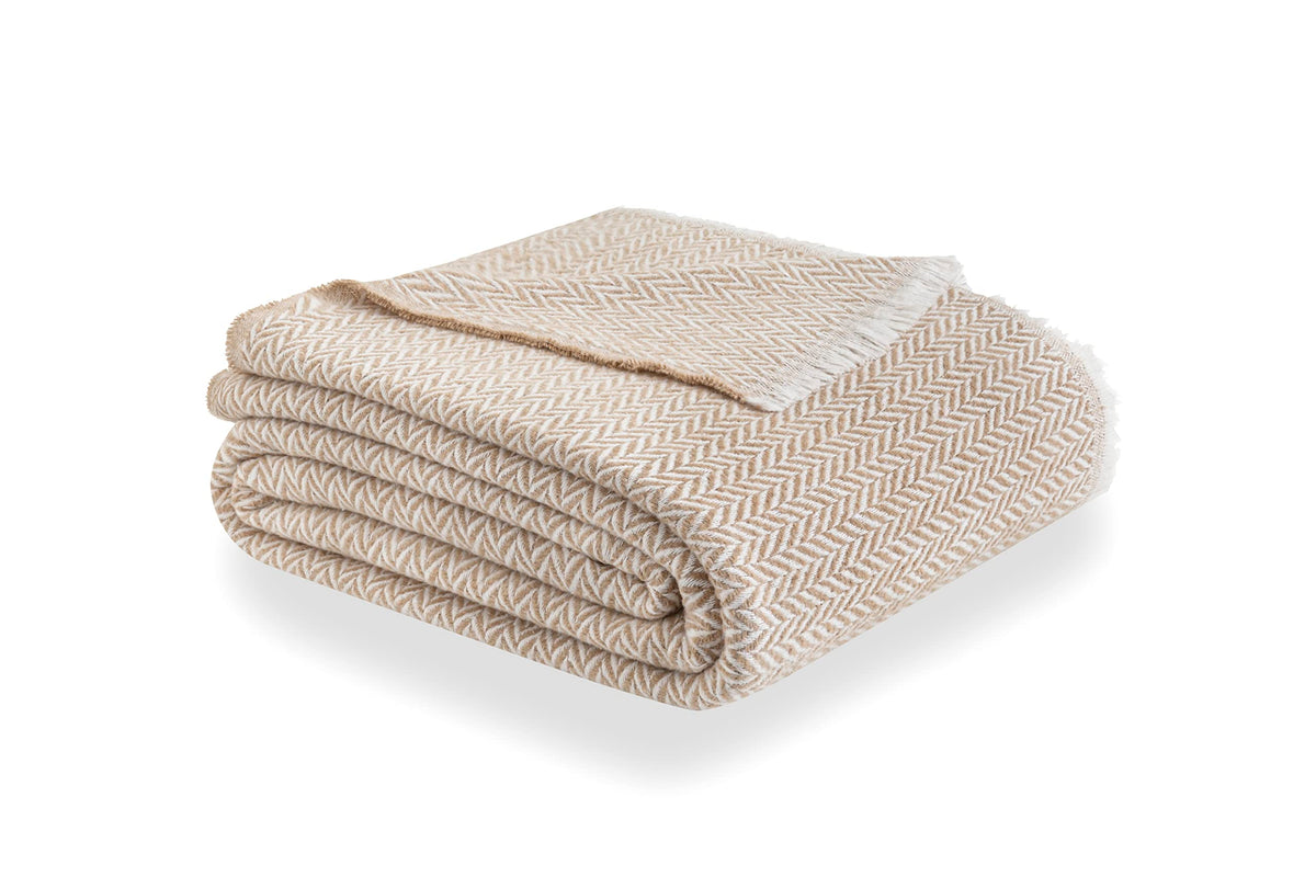 Todocama - Extra Soft Cotton Blanket, Four Seasons, Multipurpose Sofa Quilt, Plaid for Bed, Foulard Blanket, Bed Cover, Sofa Cover. (230 x 240 cm,