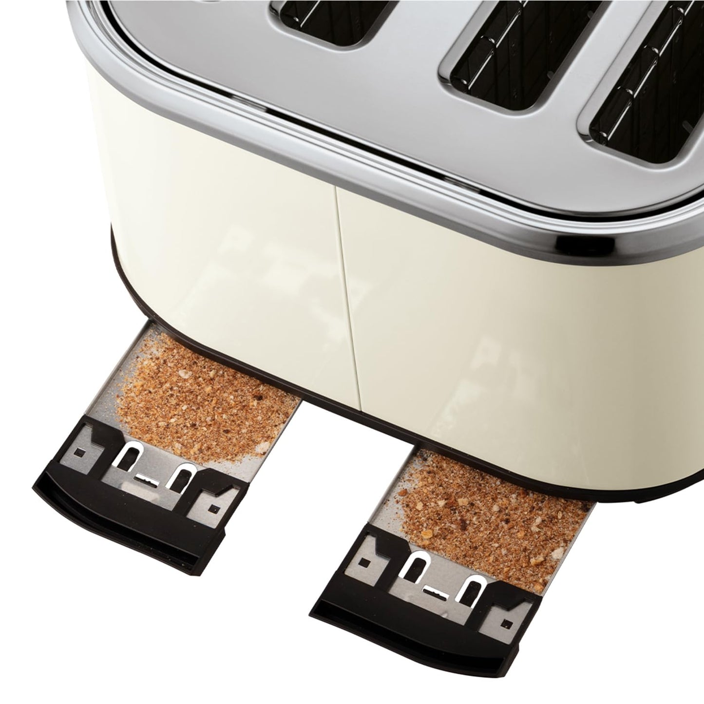 Russell Hobbs 4 Slice Toaster (Independent & Extra wide slots, 6 Browning levels, Frozen, cancel & reheat features with blue indicator light,