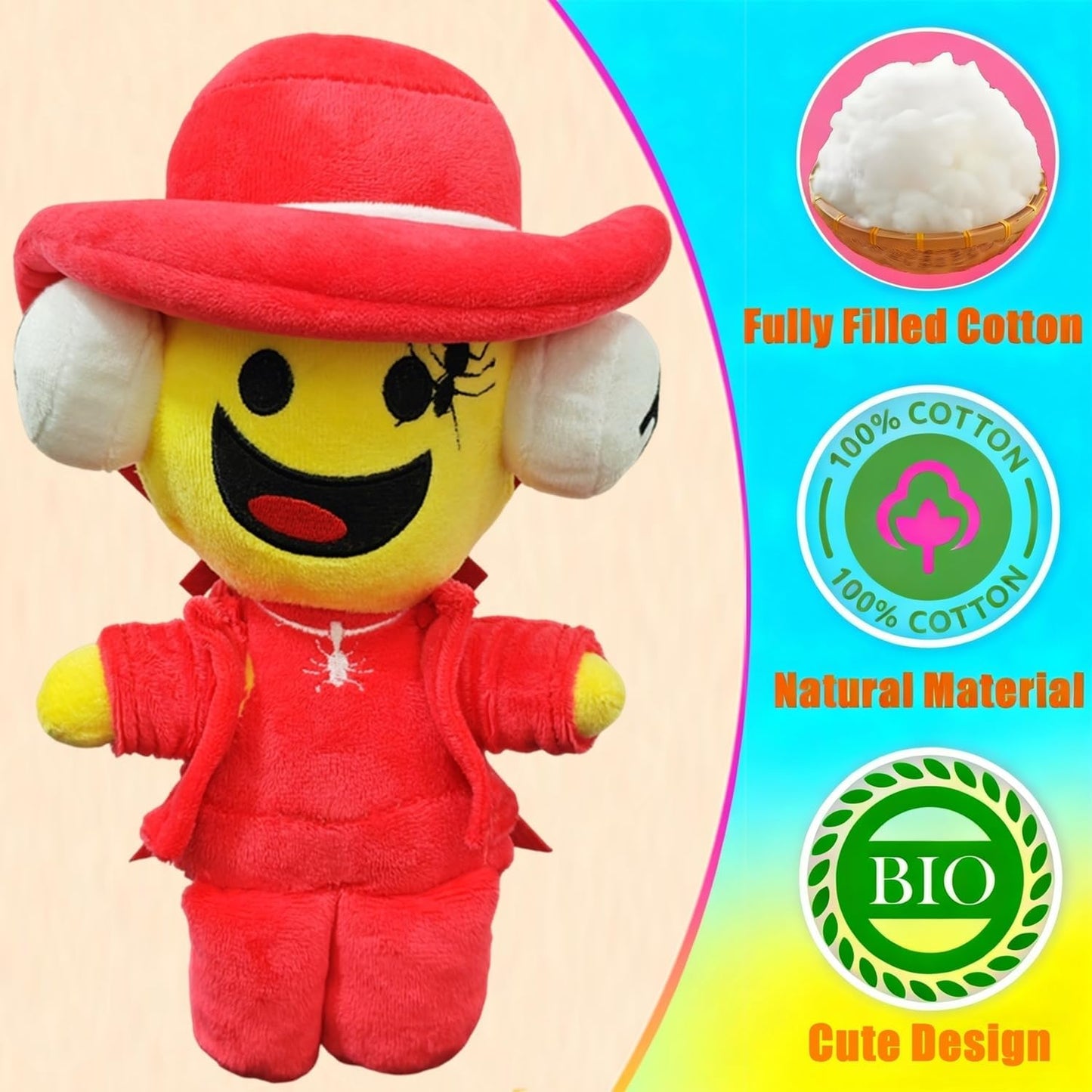 Steal a Brainrot Plush Toys, 9.8 inch Adorable Brainrot 67, Collectible Brain Rot Plush Gift for Fans