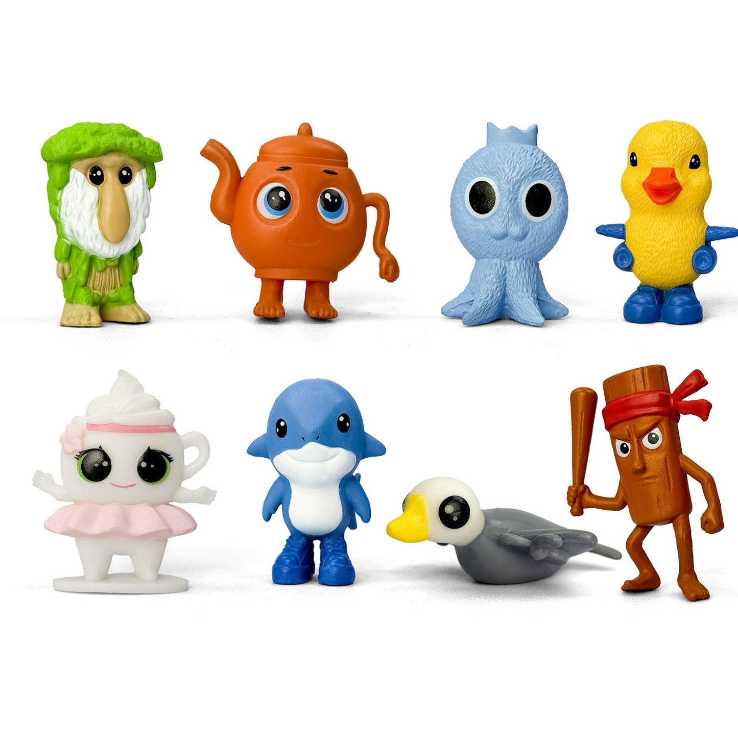 8 Pcs Italian Brainrot Action Figures, Tralalero Travala Toy Set Tralalero Travala, Tung Tung Tung Sahur, Brr Brr Patapim - Brainrot Fidget Toys, Decorations Gifts for Office Room Figurine Decoration
