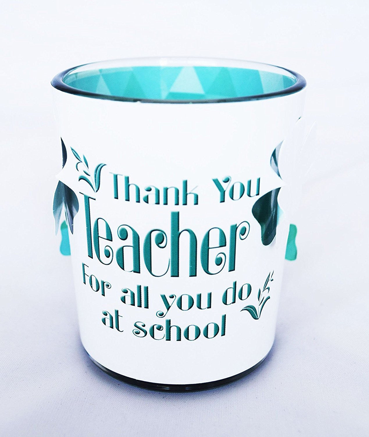 Thank You Teacher Tealight Candle Holder School Children End Term Gift Presents