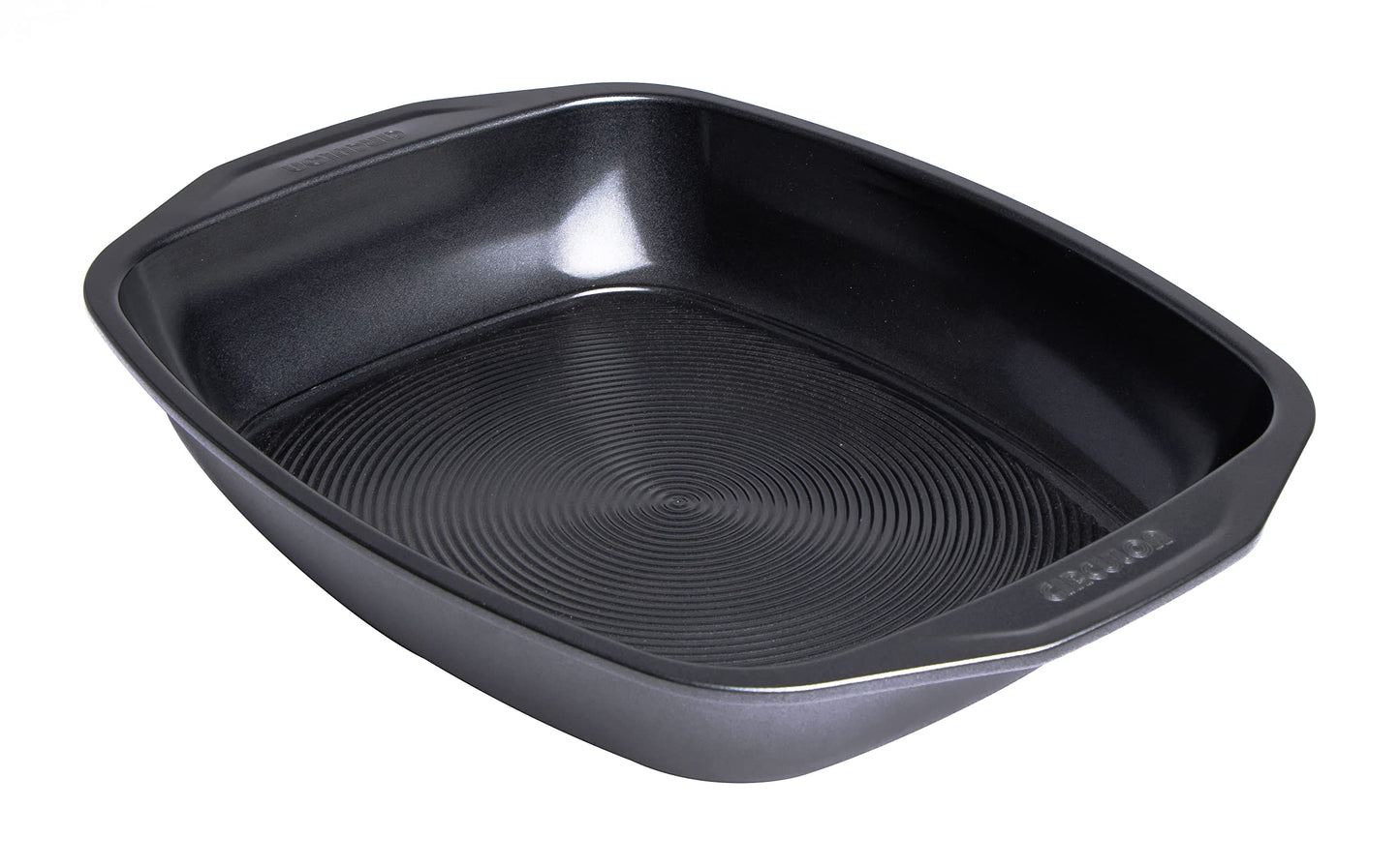 Circulon Ultimum Oven Trays, Roasting Tins & Baking Tray Set of 5 - Non Stick Oven Tray Set, Freezer & Dishwasher Safe Carbon Steel Bakeware, Black