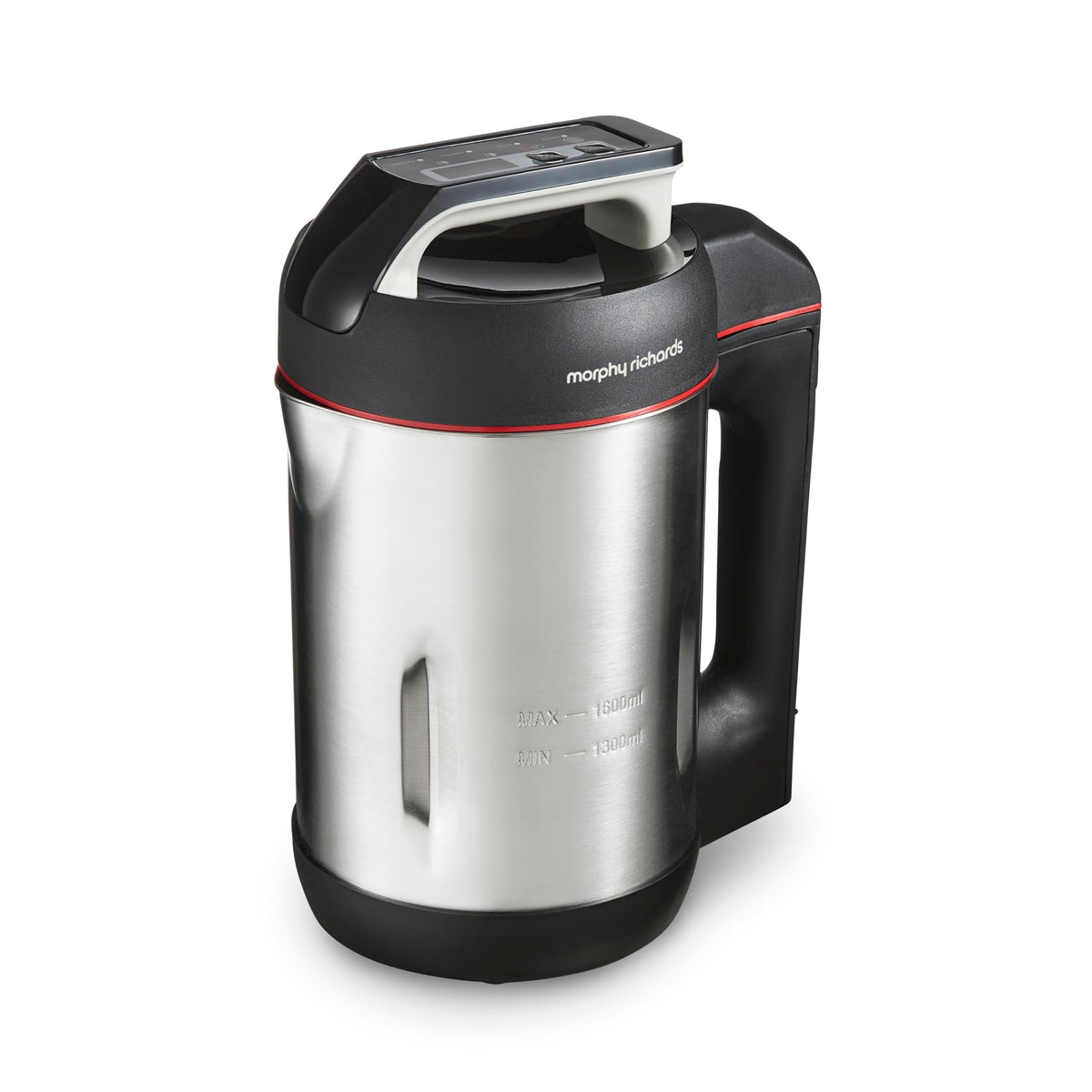 Morphy Richards Saut & Soup Maker, 1.6L, 4 Settings, Smooth, Chunky, Juice, Blend Pause Function, Family Size, Non-Stick Coated Jug, Detachable Power