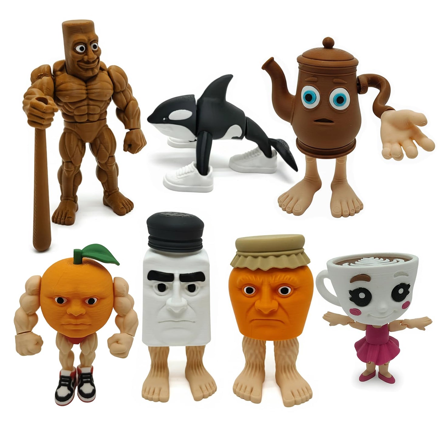 Udin Din Din Dun Brainrot Toy – Large Italian Brainrot Action Figure