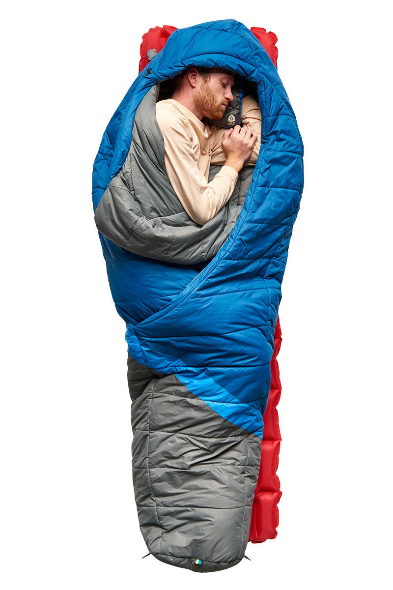 Sierra Designs Night Cap 20°F (-7°C) Synthetic Sleeping Bag - Long - Moroccan Blue
