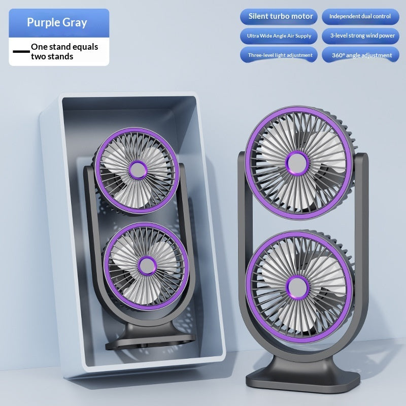Multifunctional High-Wind-Force Three-Speed Fan With Night Light