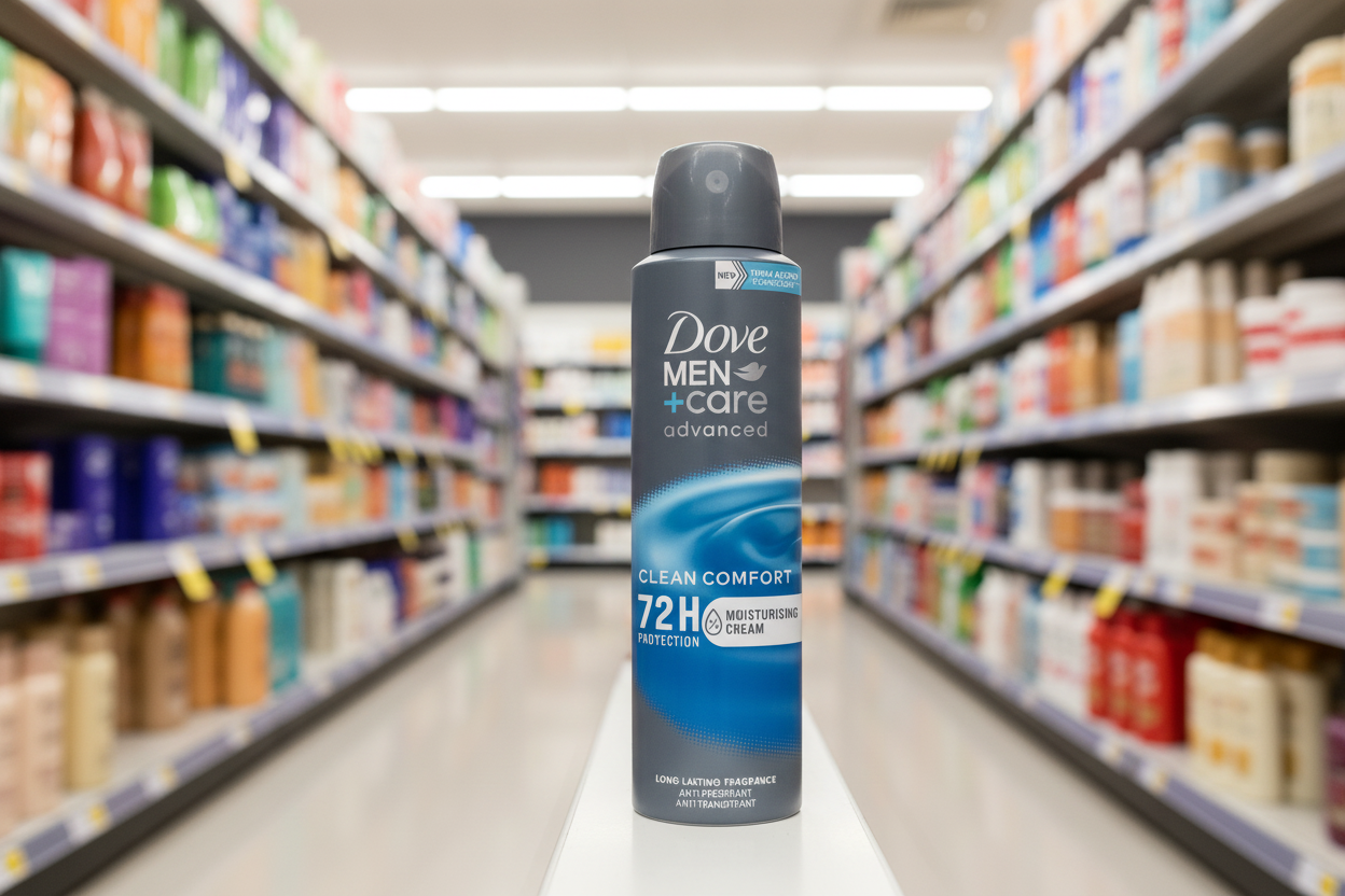 6 x Dove Men+Care Clean Comfort 48H Anti-Perspirant Deodorant