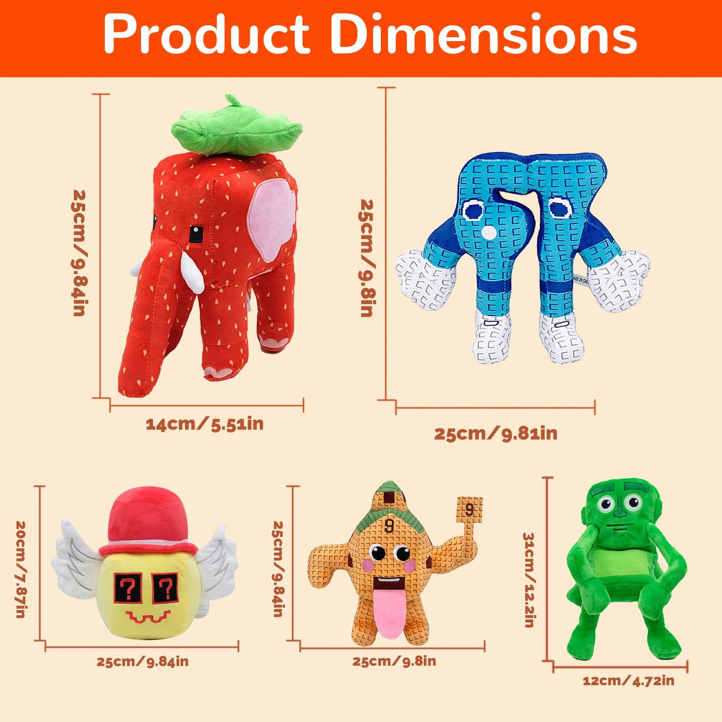 Steal a Brainrot Plush Toys - Rare & OG Collection (Strawberry Elephant, Tralalero Tralala, & More!)