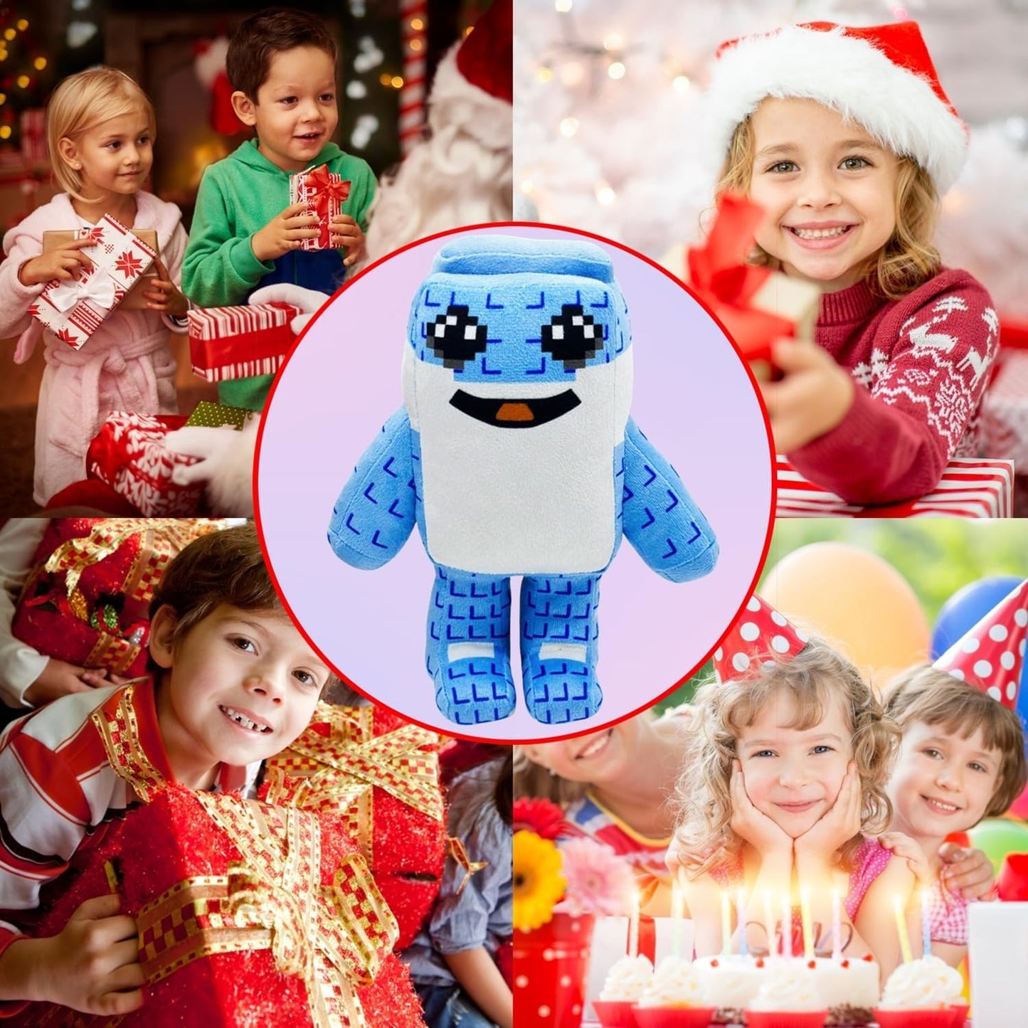 Steal a Brainrot Plush Toys, 9.8 inch Adorable Brainrot 67, Collectible Brain Rot Plush Gift for Fans (Blue)