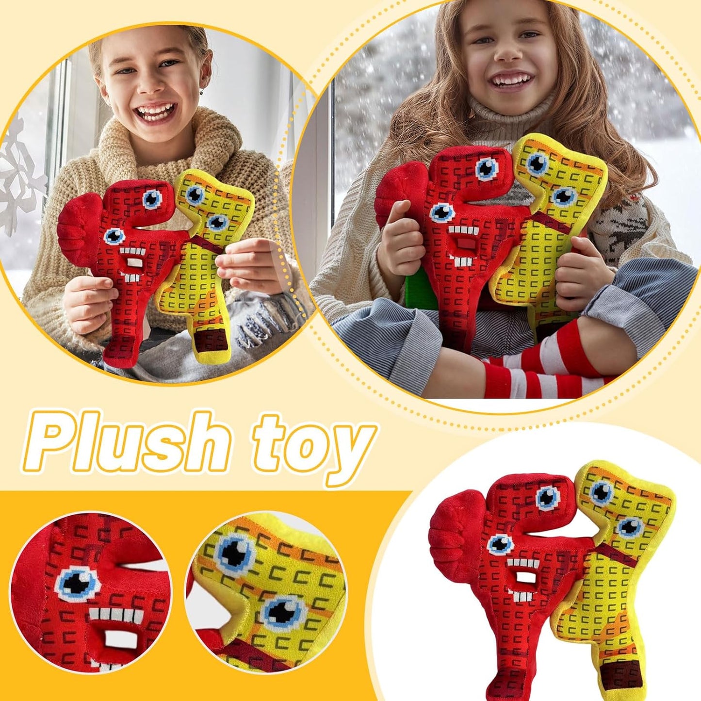 Steal a Brainrot Plushies – Cute Meme Plush Toys, 67 Plushie, Soft Stuffed Animal Collectibles