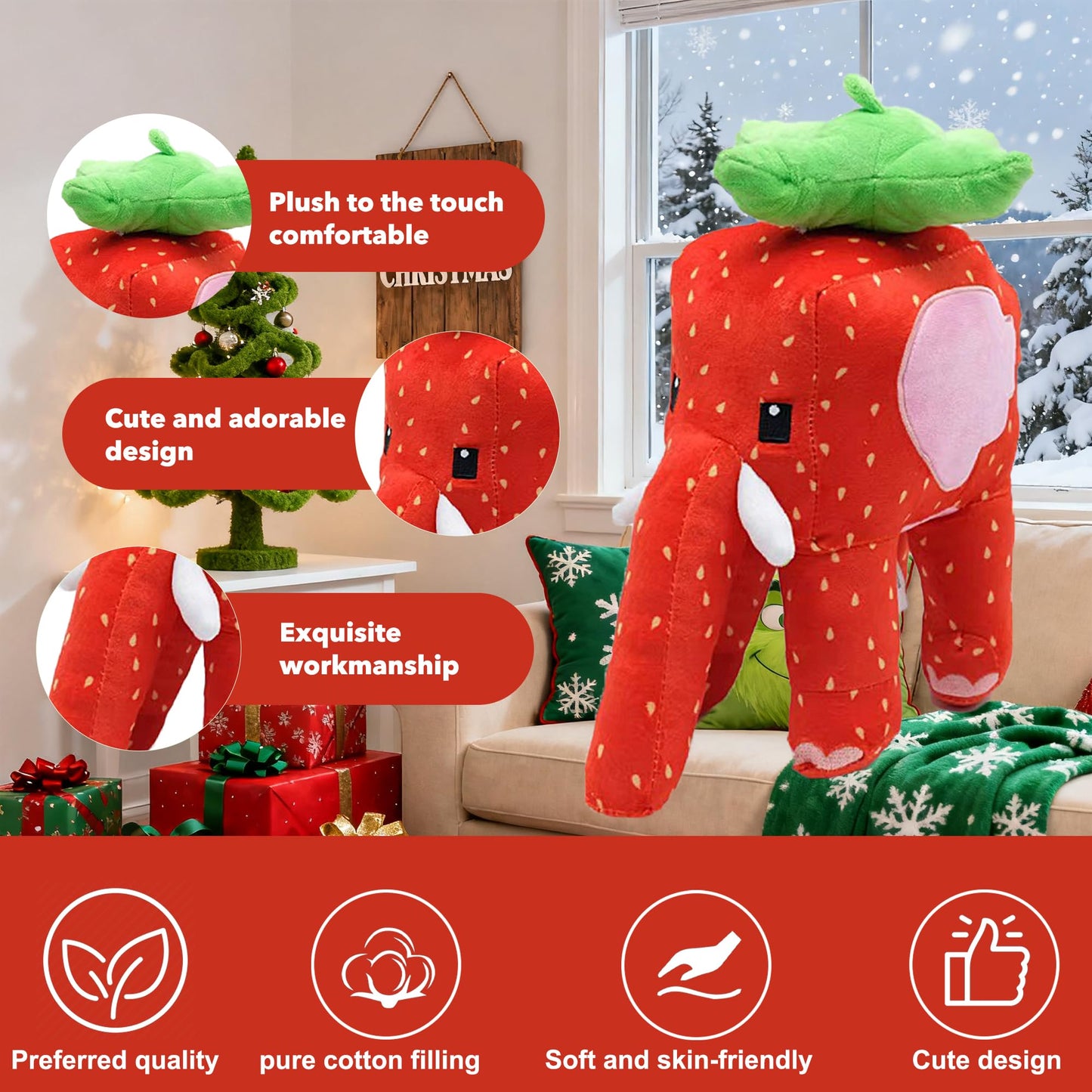 Steal a Brainrot Plush Toys - Rare & OG Collection (Strawberry Elephant, Tralalero Tralala, & More!)
