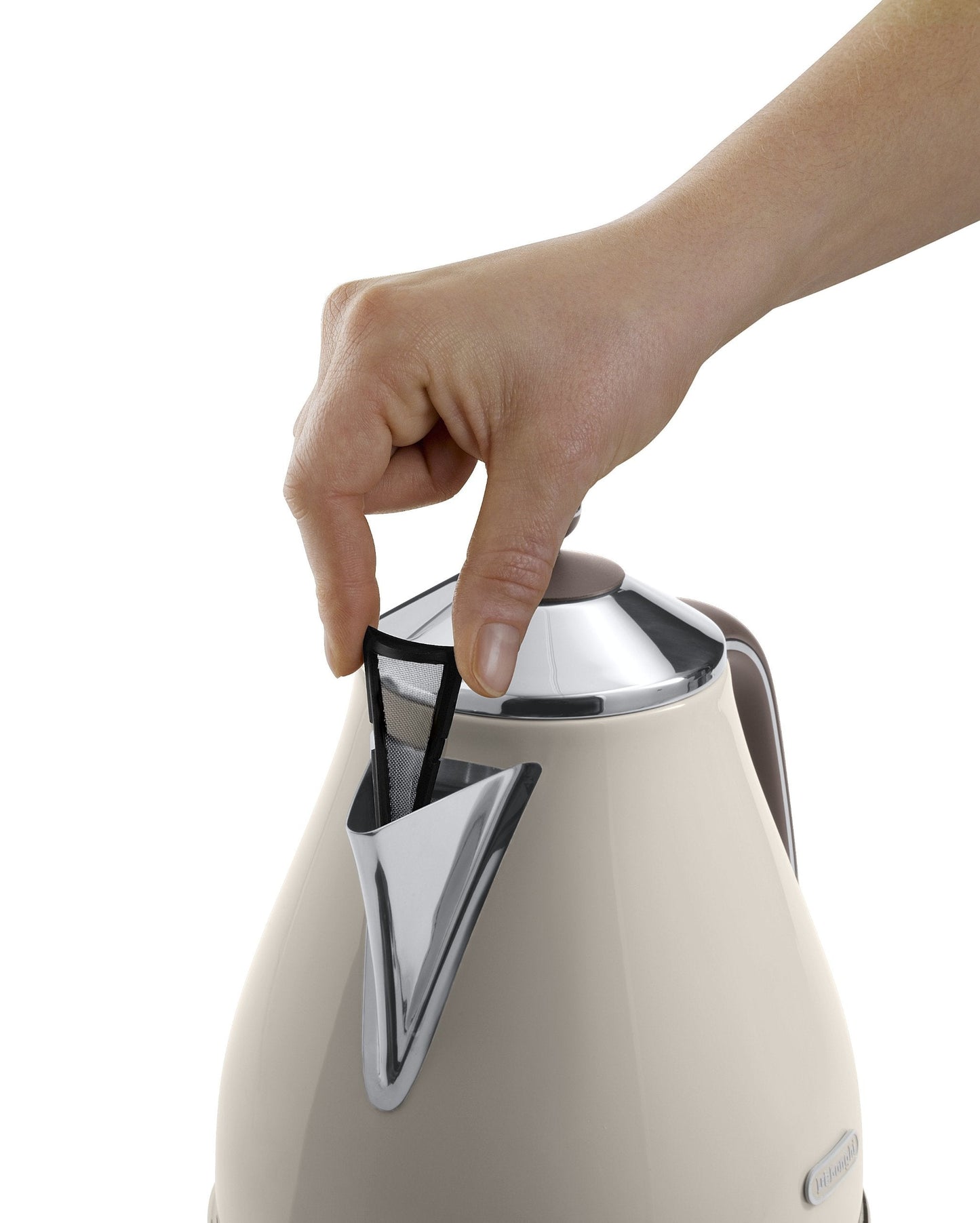 De'Longhi KBOV3001.BG Water Kettle, Plastic, 3000 W, 1.7 liters, Creme