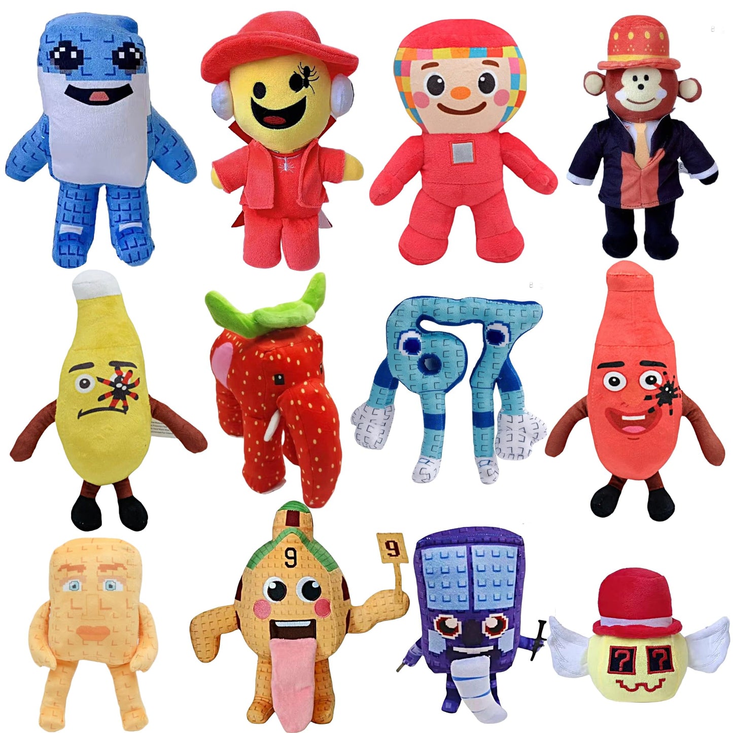 Steal a Brainrot 67 Plush Toy - Sixty Seven Expressive Doll Gift Six Seven