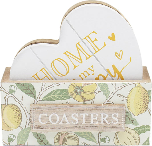 The Leonardo Collection William Morris Fruit Coasters For Office Home & Kitchen | Lovely Coaster Set For Decorative Home Accessories Drinks Coasters For Tea & Coffee
