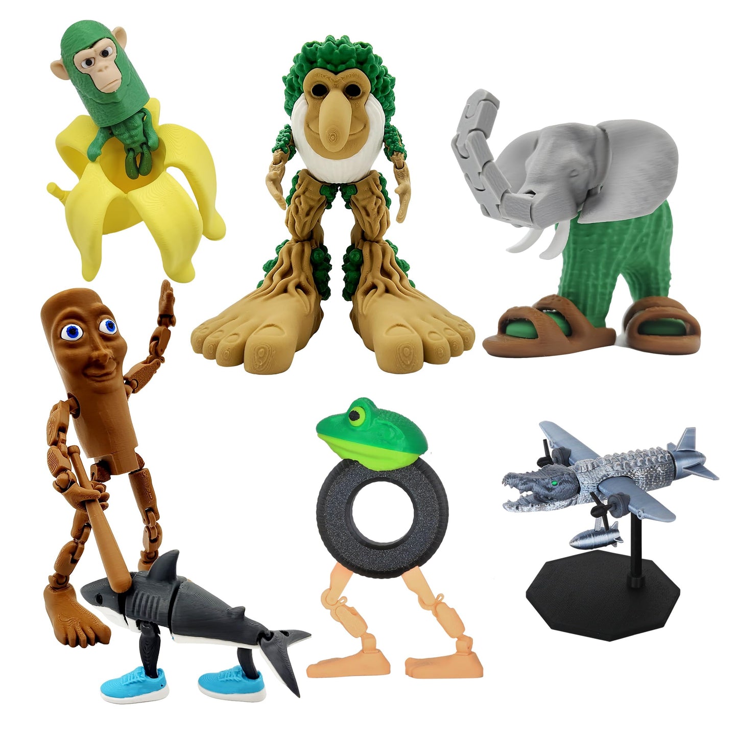 Udin Din Din Dun Brainrot Toy – Large Italian Brainrot Action Figure