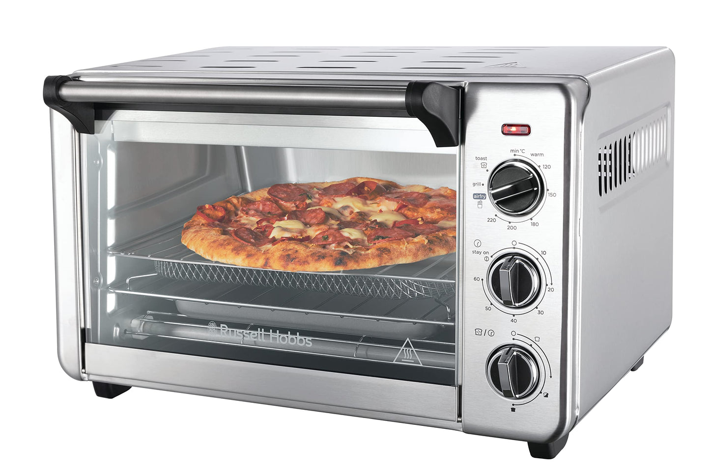 Russell Hobbs 20L Oven 5-in-1 Rapid Hot Air Fryer, Mini Oven, Grill, Toaster, Warming Function, Timer, Energy Saving, Pizza Diameter 30cm, Incs.