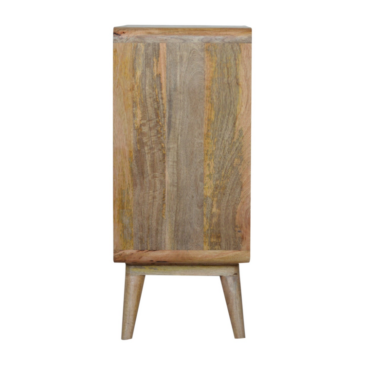 Artisan Furniture Solid Mango Wood Close-knit Sliding Cabinet