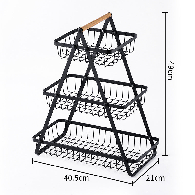 Kitchen Multi-functional Vegetable And Fruit Storage Rack