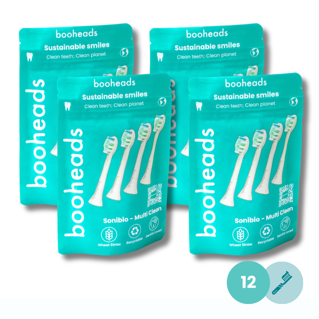 Sonibio - Plant Based Electric Toothbrush Heads Compatible with Sonicare* 4PK