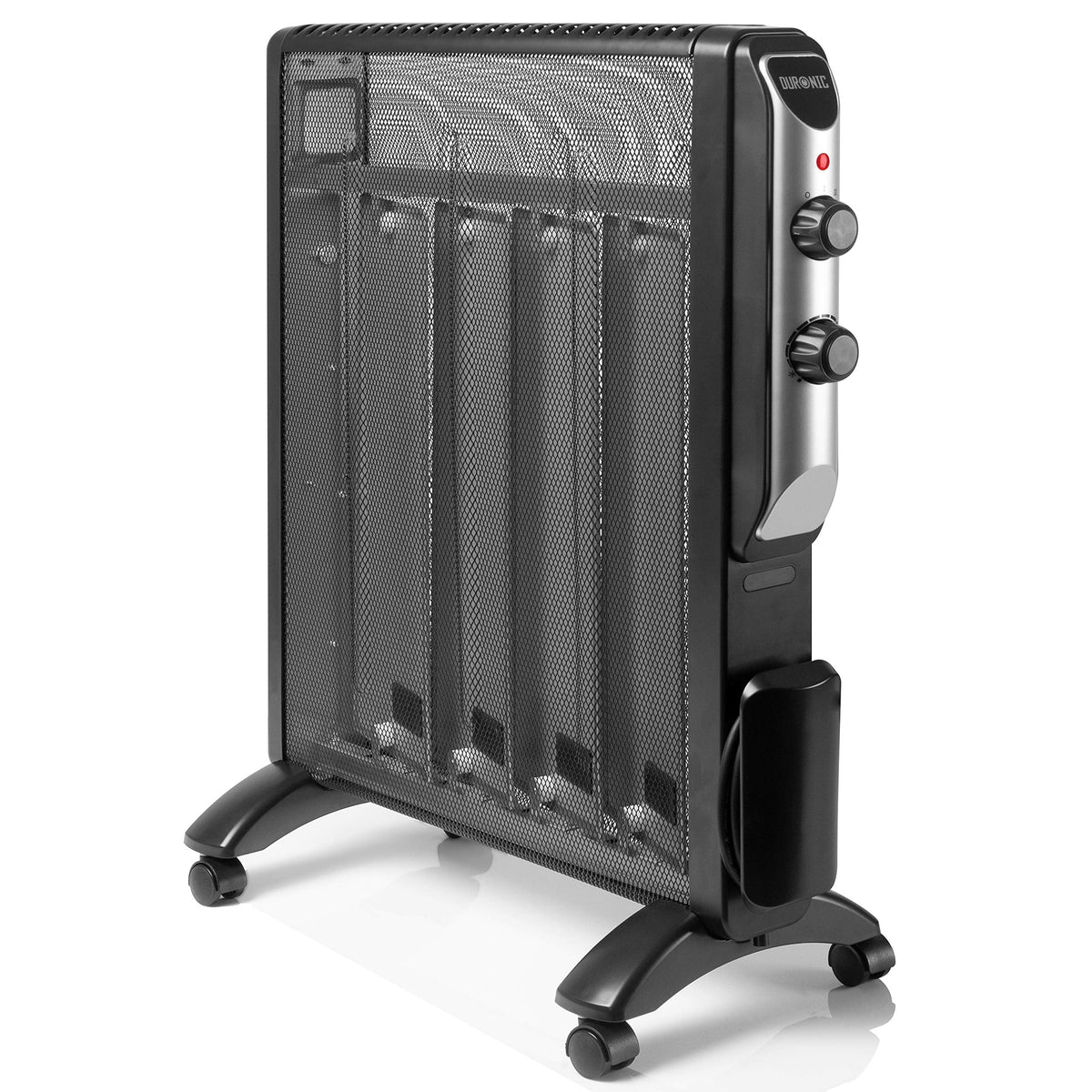 Duronic Electric Heater HV220 Oil Free Radiator Convection Heater Free Standing Radiator Mica Panel Heaters Portable Radiators with Micathermic Panels
