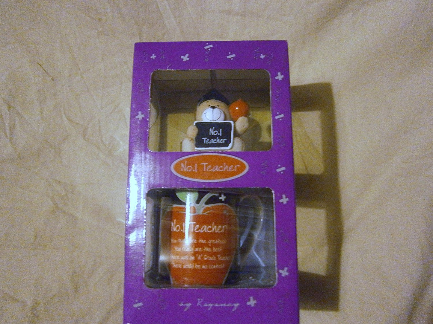 no 1 teacher mug & figurine