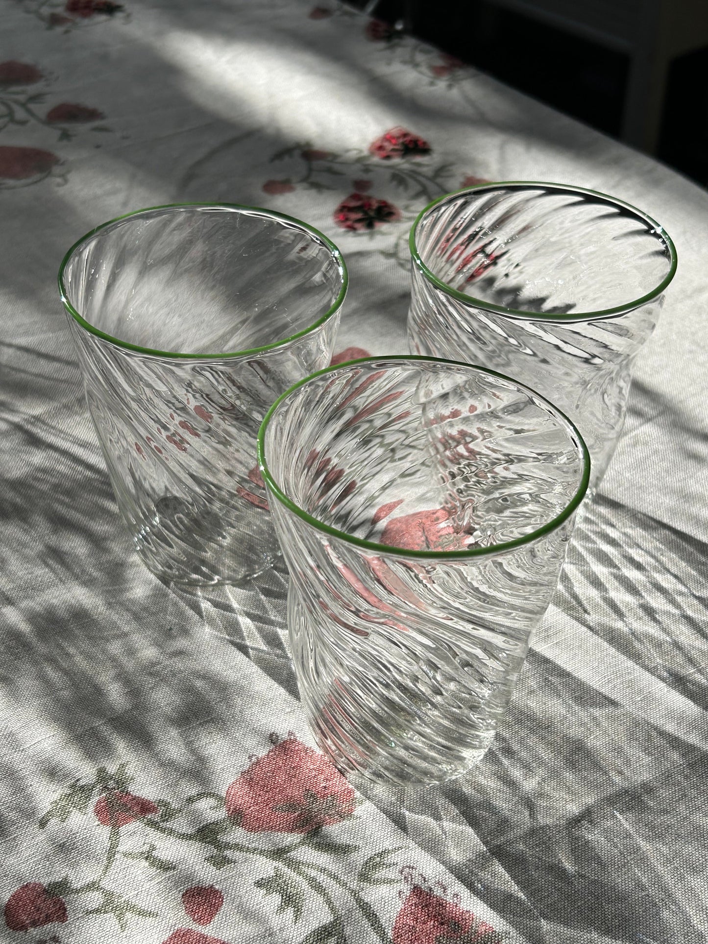 The Adrienne Venetian Tumbler in Green