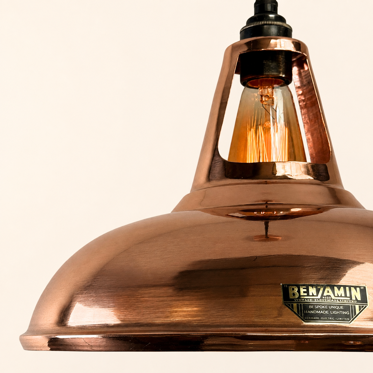 Cawston XL Solid Copper Coolicon Pendant - 14 Inch | Factory Second