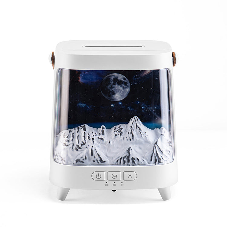 3D Starry Sky Flame Aromatherapy Machine Desktop Home Humidifier