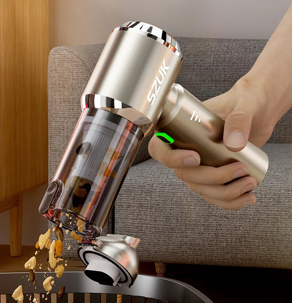 SZUK New Mini Car Vacuum Cleaner 985000Pa Wireless Vacuum Cleaner Powerful Suction Handheld Portable Vacuum Cleaner for car