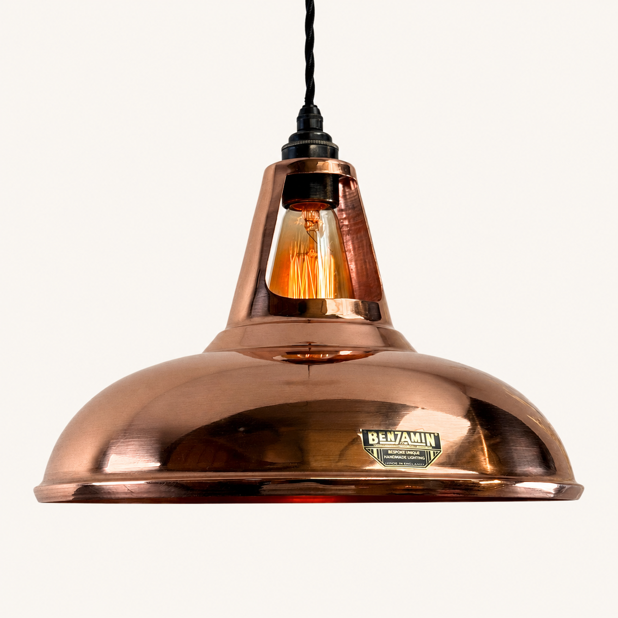 Cawston XL Solid Copper Coolicon Pendant - 14 Inch | Factory Second