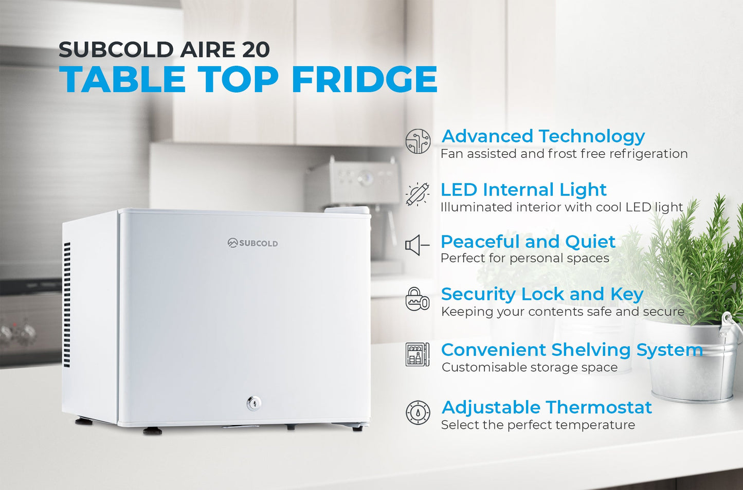 Subcold Aire20 LED Mini Fridge