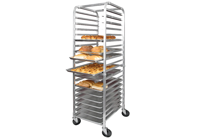 Aluminum Sheet Pan Rack Trolley - 20 Tier Trolley