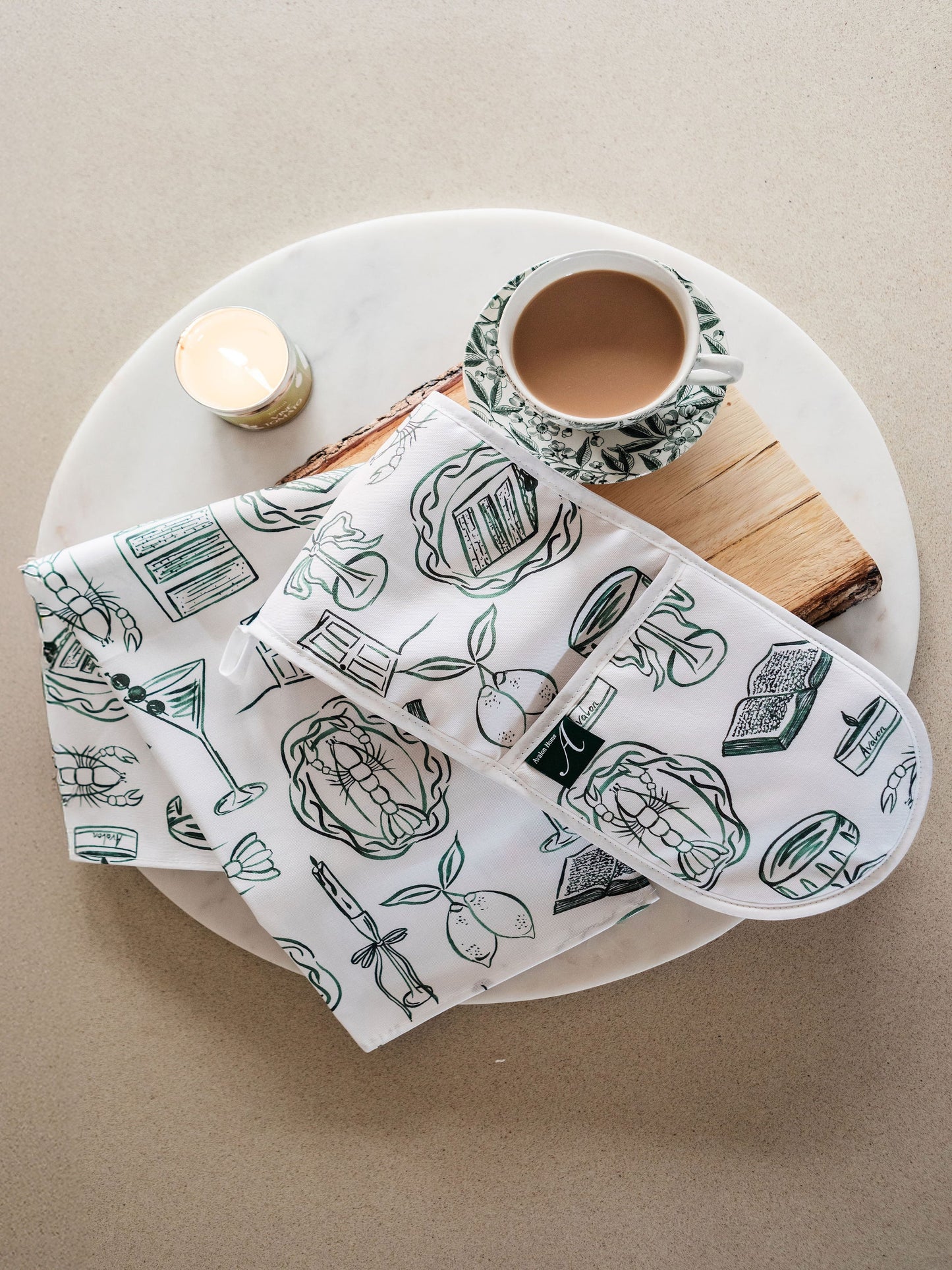 Just A Girl Tea Towel