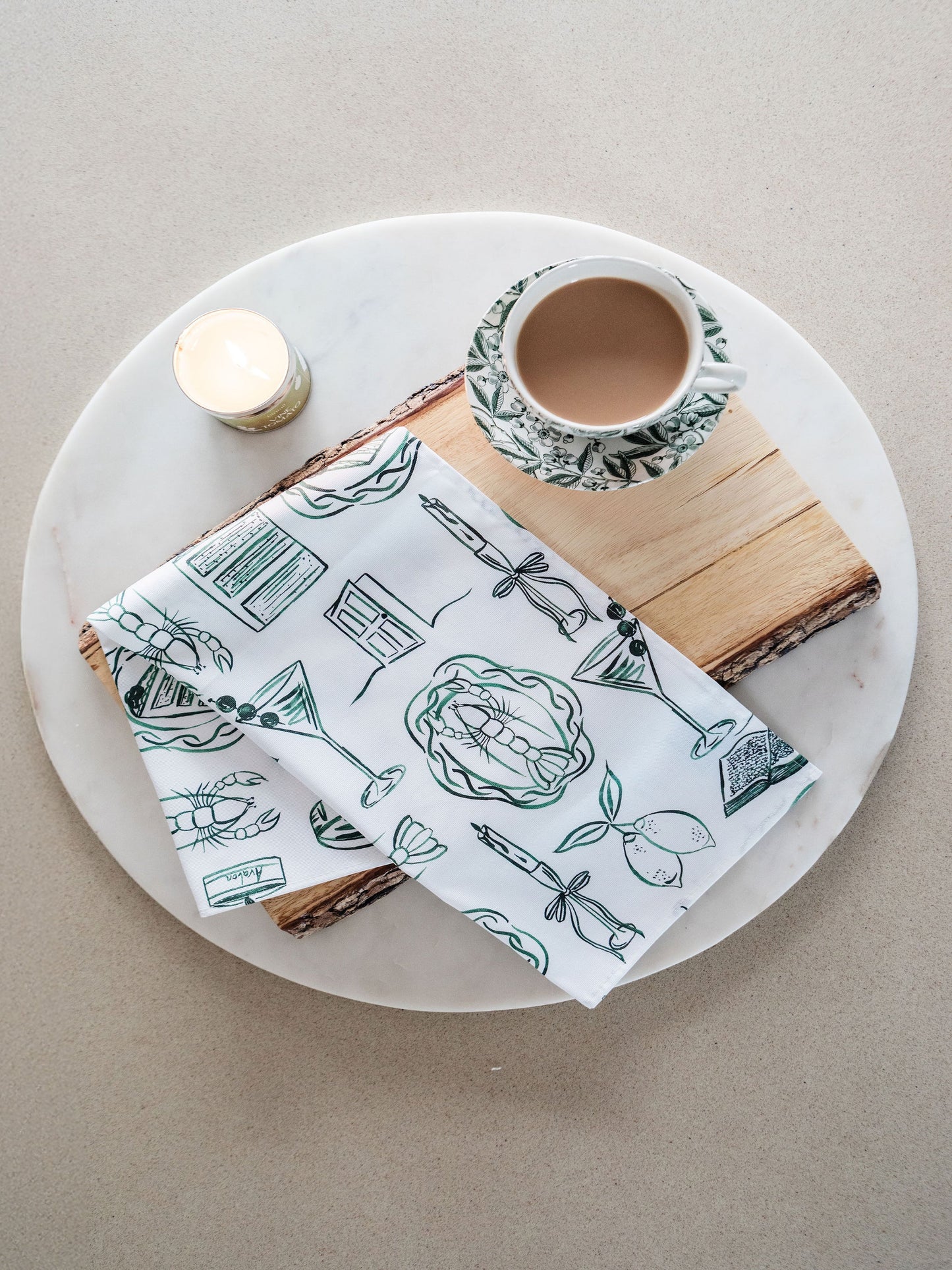 Just A Girl Tea Towel