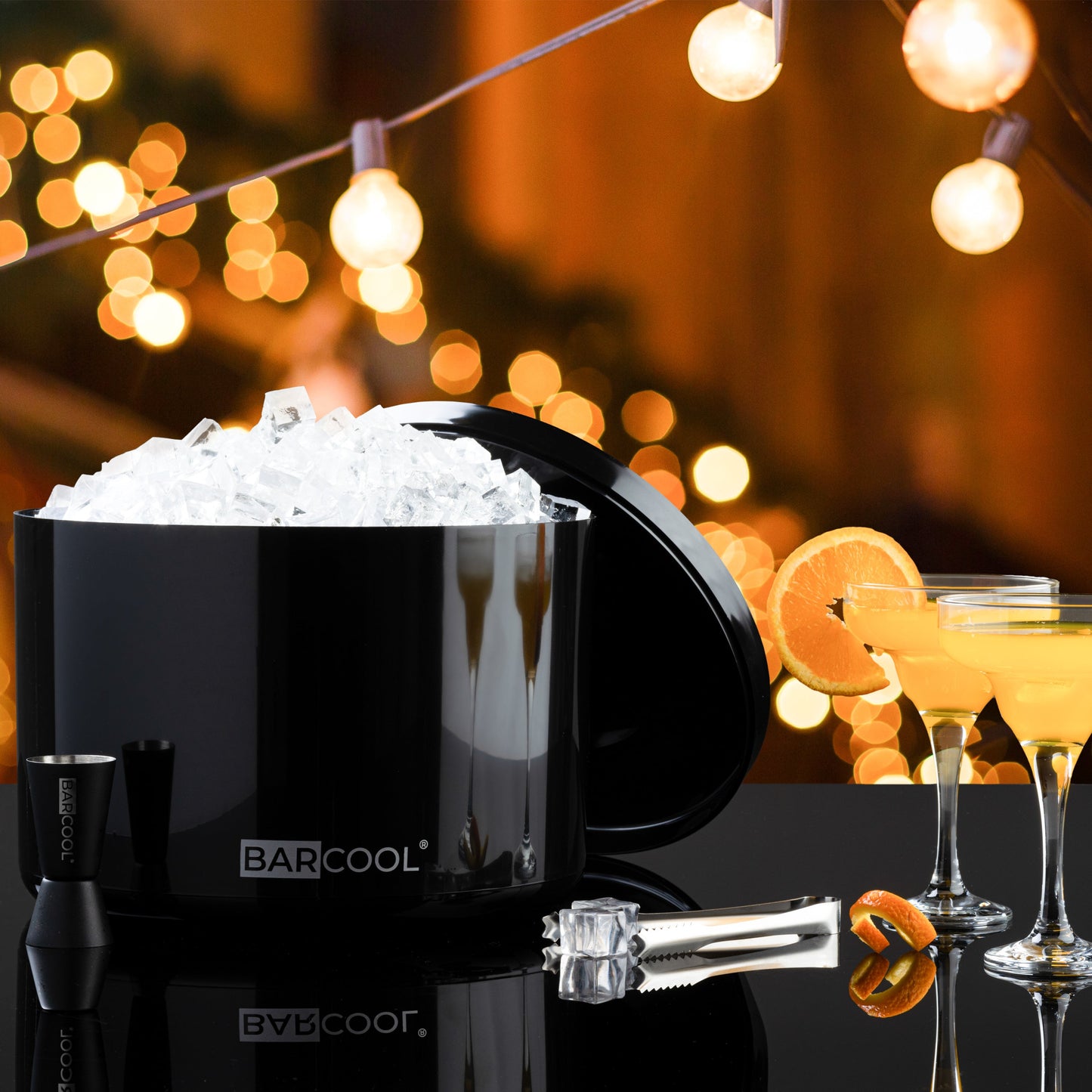 Barcool 10L Ice Bucket Round - Black