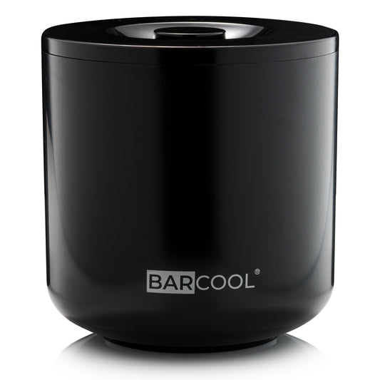 Barcool 4L Ice Bucket Round - Black
