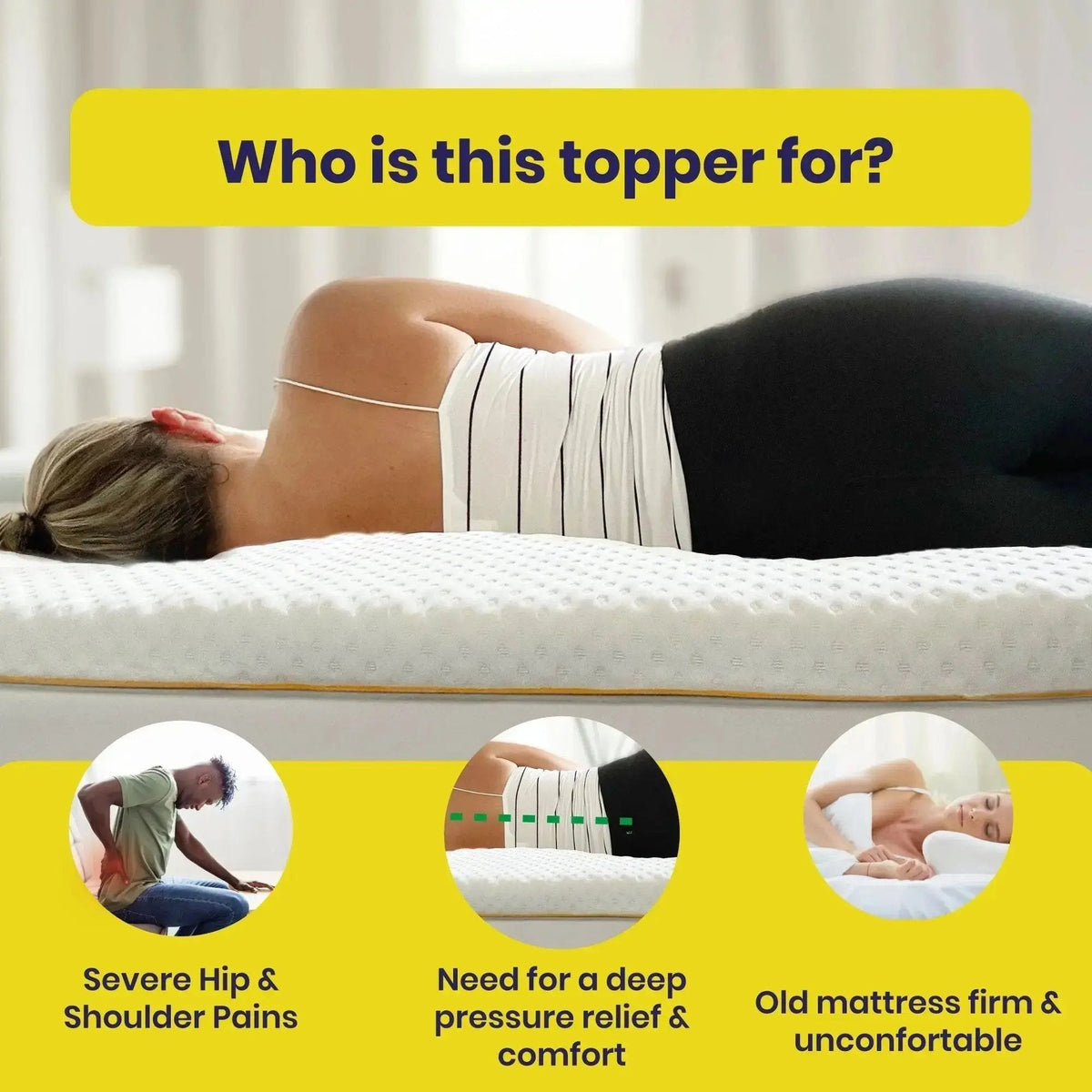 Brightr® Aurora Deluxe mattress topper Refurbished