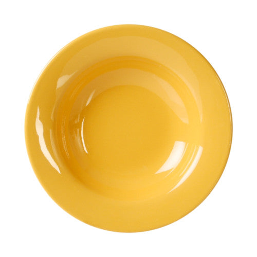 Wide Rim Melamine Yellow Salad Bowl 237ml / 8oz - Pack Of 12