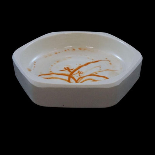 Gold Orchid Round Melamine Dish-12/Case